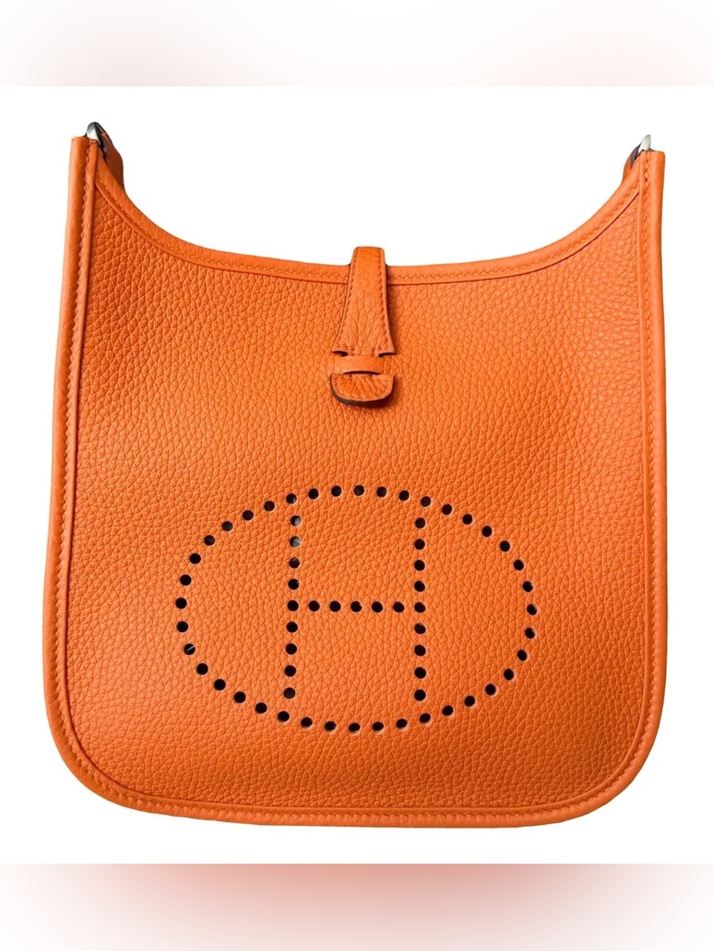 Orange Evelyne Crossbody Shoulder Bag